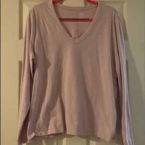 Gap Long Sleeved V-Neck T-Shirt, Size XXL